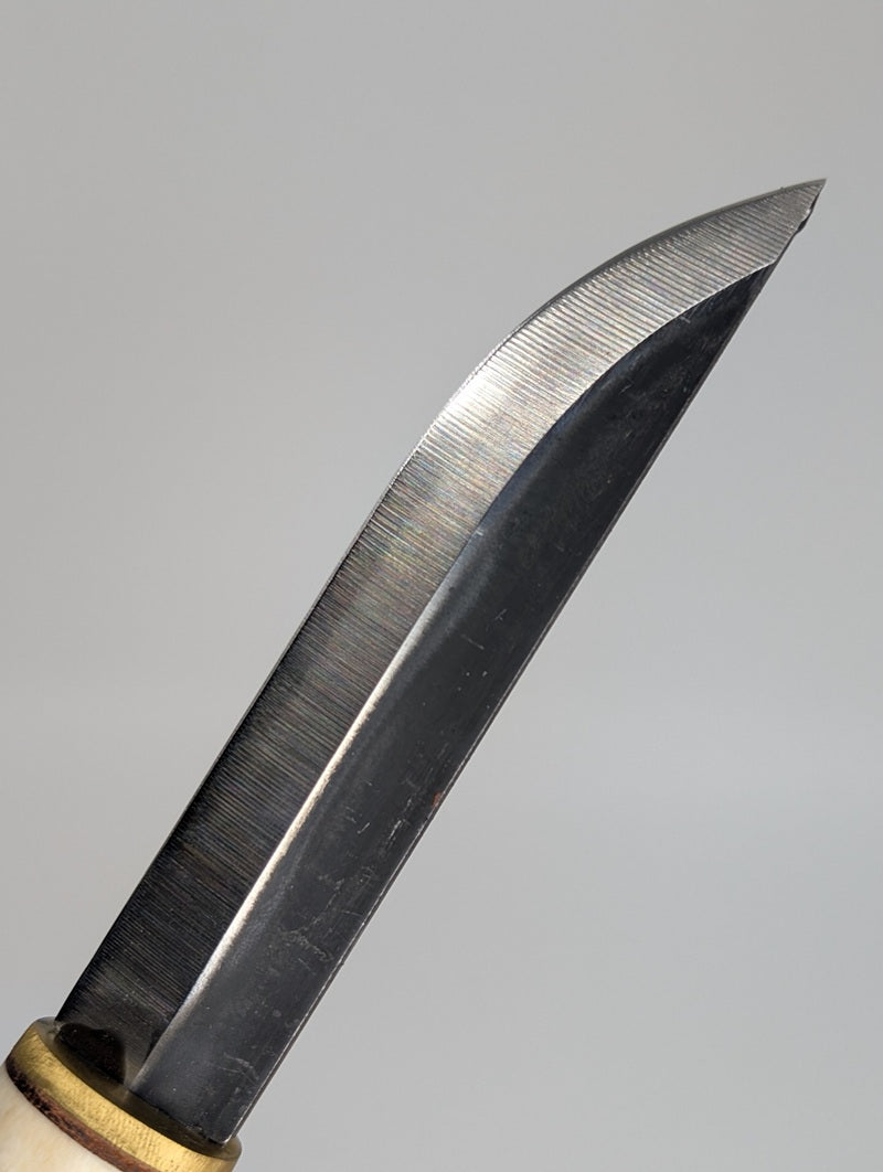 *Consignment* Finland Custom Knife w/ Leather Sheath