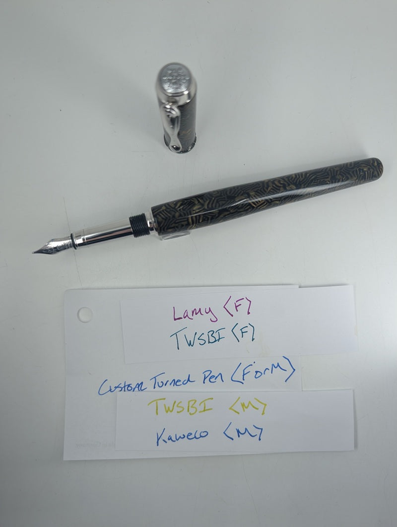 *Consignment* Custom Turned Kit Pen Made with Vintage Sheaffer Resin Fountain Pen