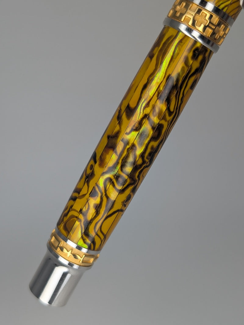 *Consignment* Custom Turned Kit Pen Abalone Rollerball Pen