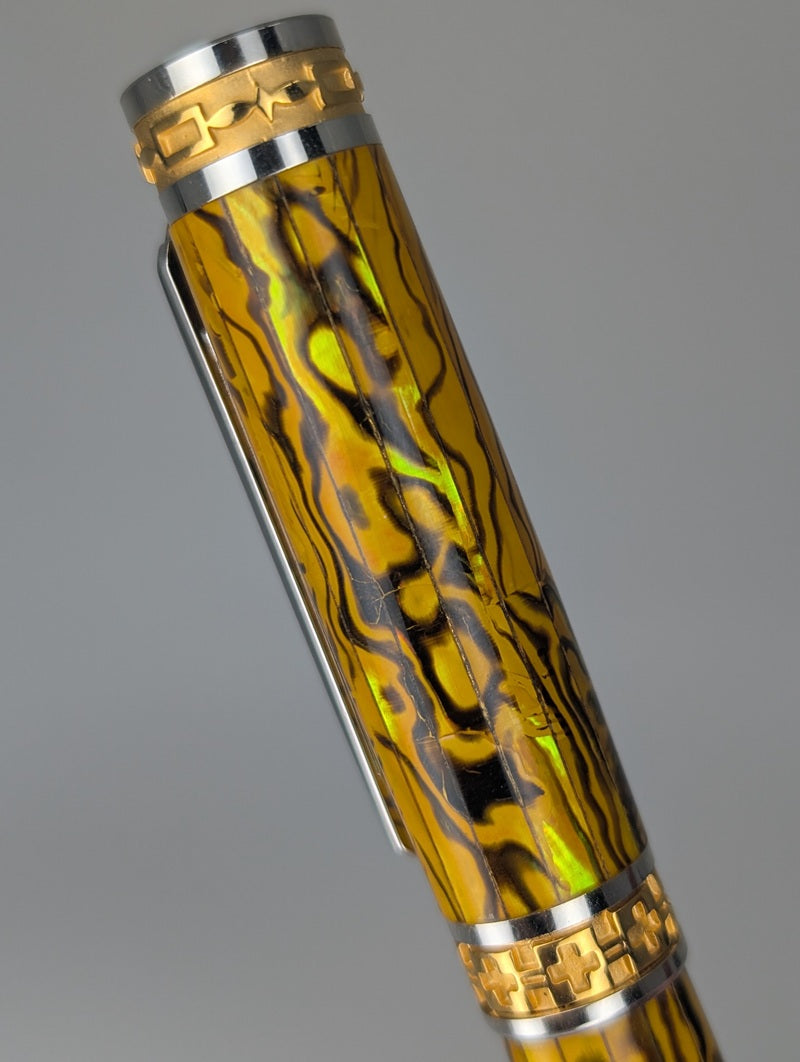 *Consignment* Custom Turned Kit Pen Abalone Rollerball Pen