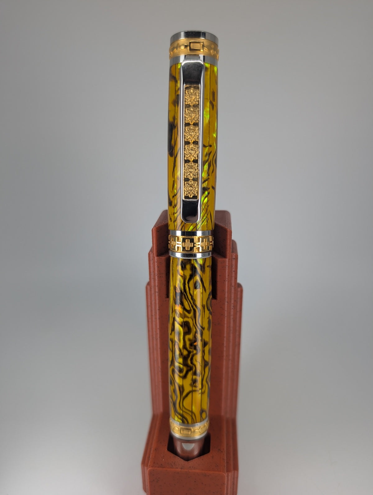 *Consignment* Custom Turned Kit Pen Abalone Rollerball Pen