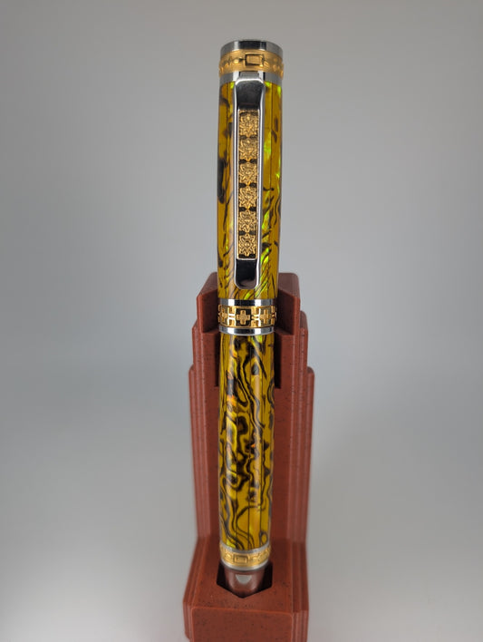 *Consignment* Custom Turned Kit Pen Abalone Rollerball Pen