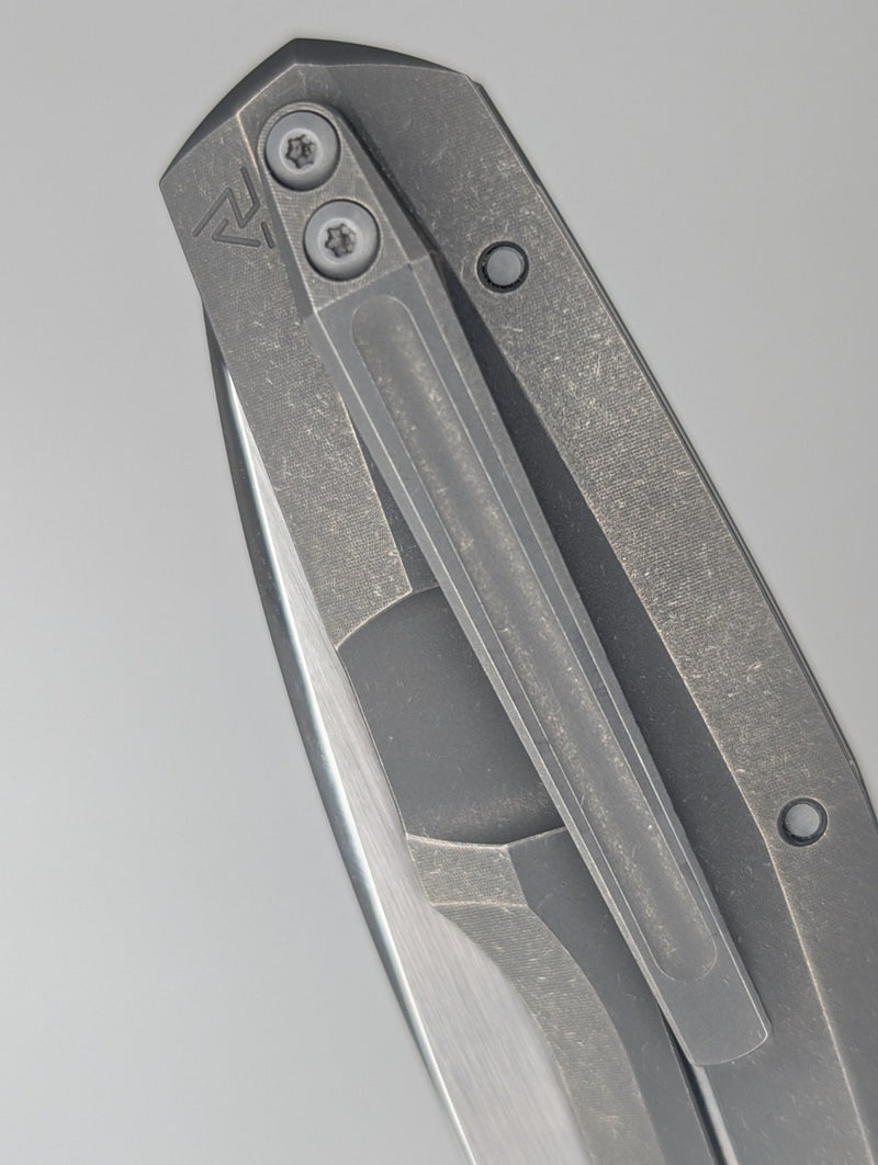 *Consignment* Custom Knife Factory FIF18 Frame Lock Front Flipper Folding Knife