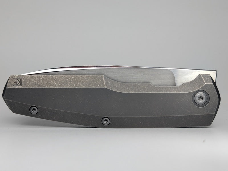 *Consignment* Custom Knife Factory FIF18 Frame Lock Front Flipper Folding Knife