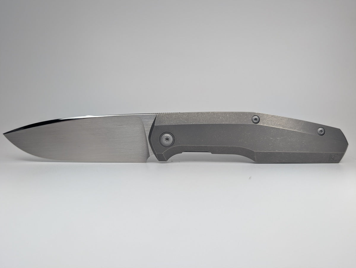*Consignment* Custom Knife Factory FIF18 Frame Lock Front Flipper Folding Knife