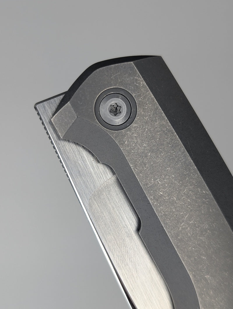 *Consignment* Custom Knife Factory FIF18 Frame Lock Front Flipper Folding Knife