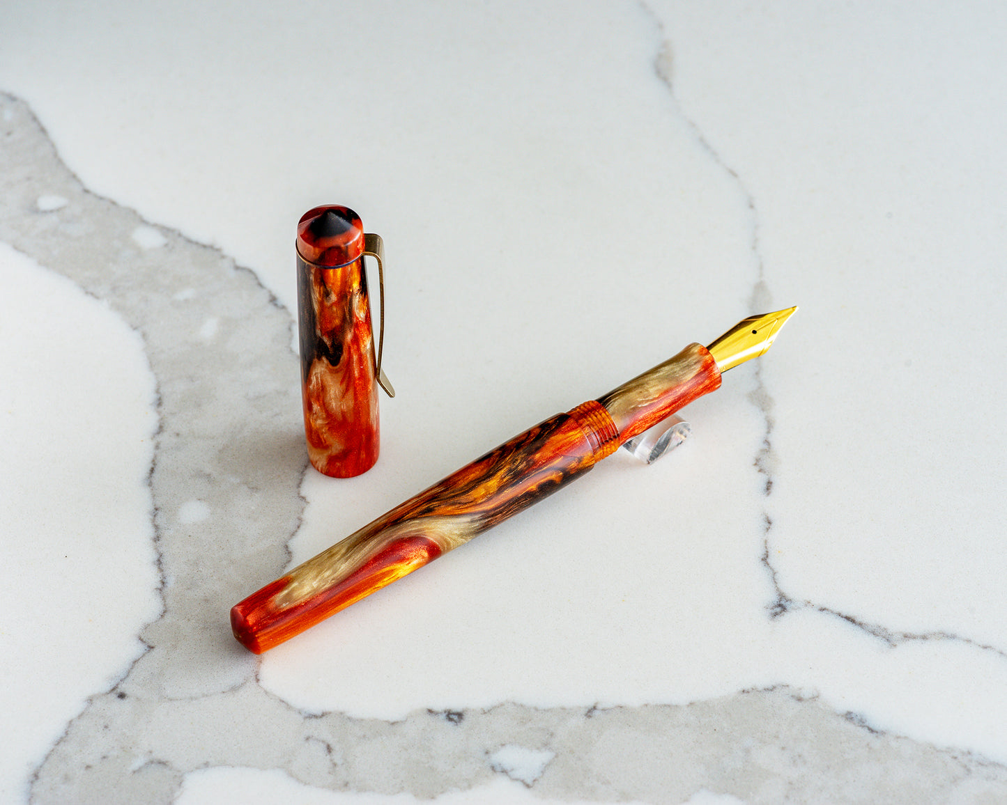 Rhys' Pieces Custom Fountain Pen - "Cyprinidae"