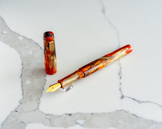Rhys' Pieces Custom Fountain Pen - "Cyprinidae"