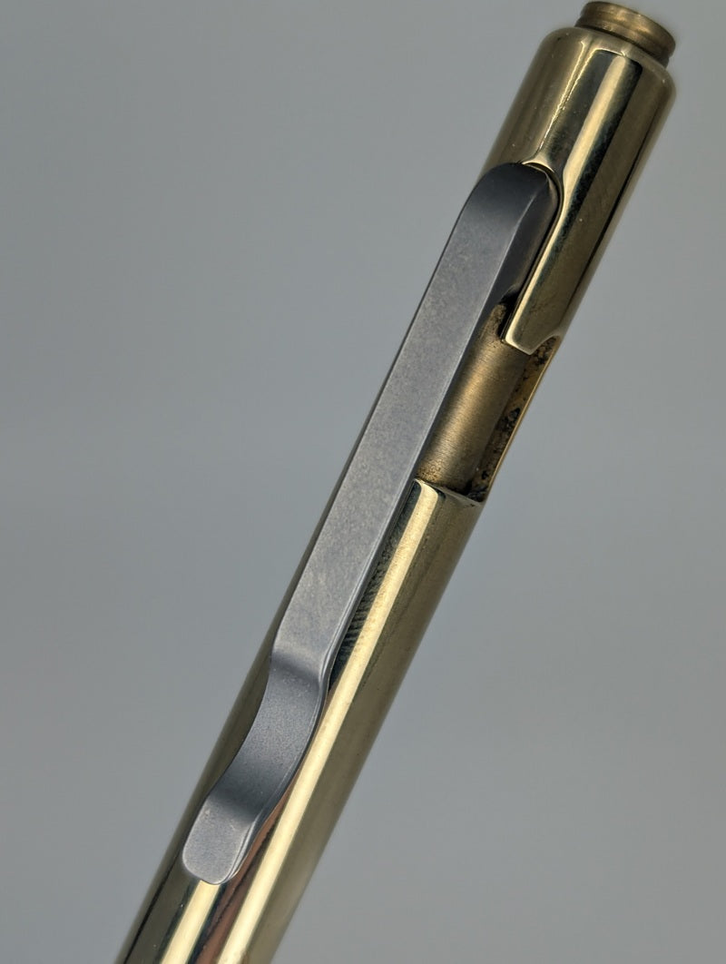 *Consignment* D Rocket Design "The Kaze Pen" Brass Bolt Action Ballpoint Pen