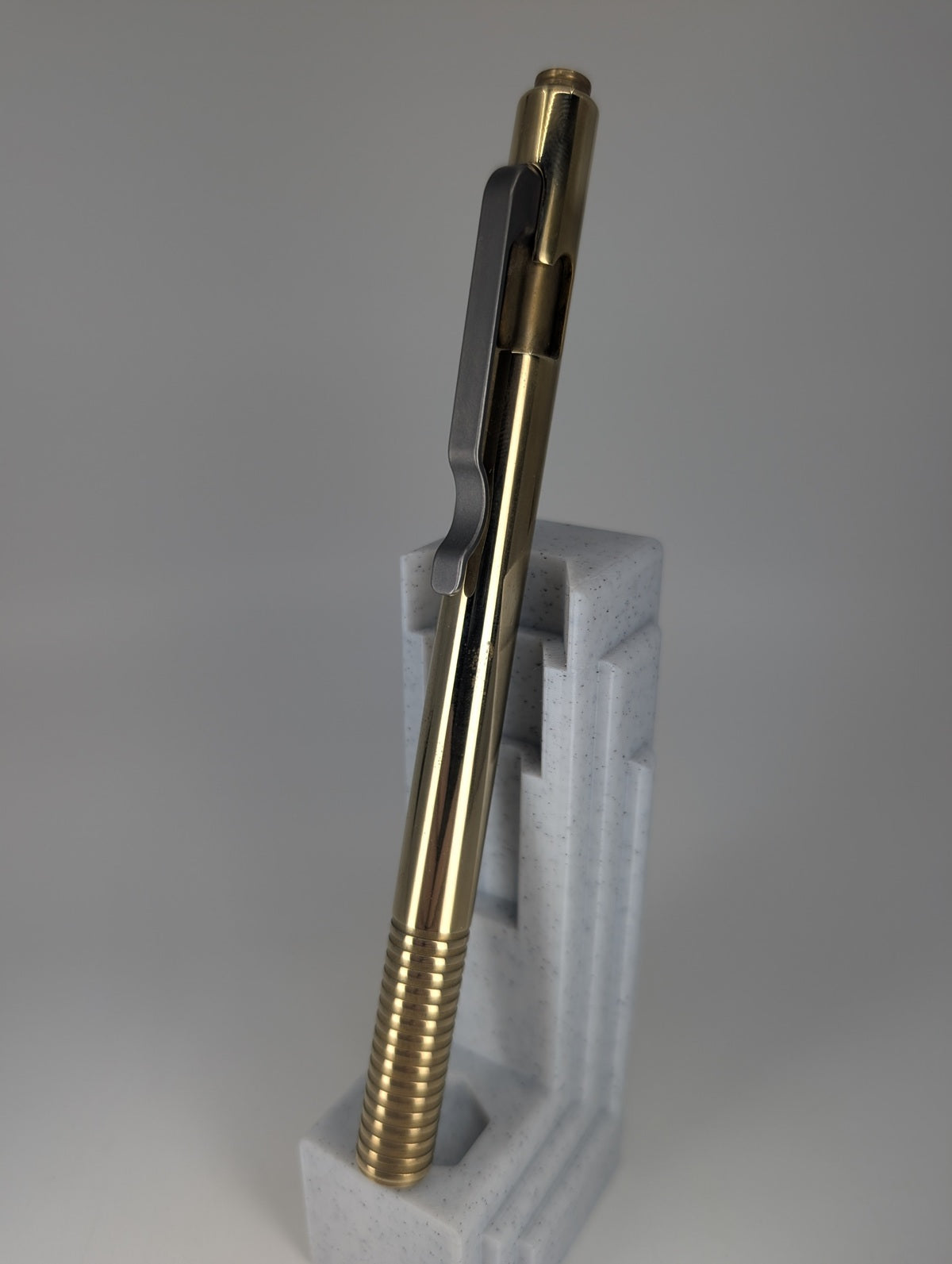 *Consignment* D Rocket Design "The Kaze Pen" Brass Bolt Action Ballpoint Pen