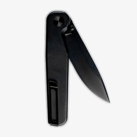 Tactile Knife Co. Rockwall DLC Magnacut Titanium Handle Thumbstud Linerlock Folding Knife