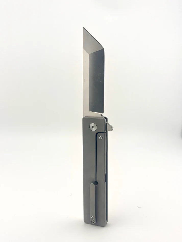 Daily Carry Co. The Vanguard Titanium Flipper Framelock Folding Knife