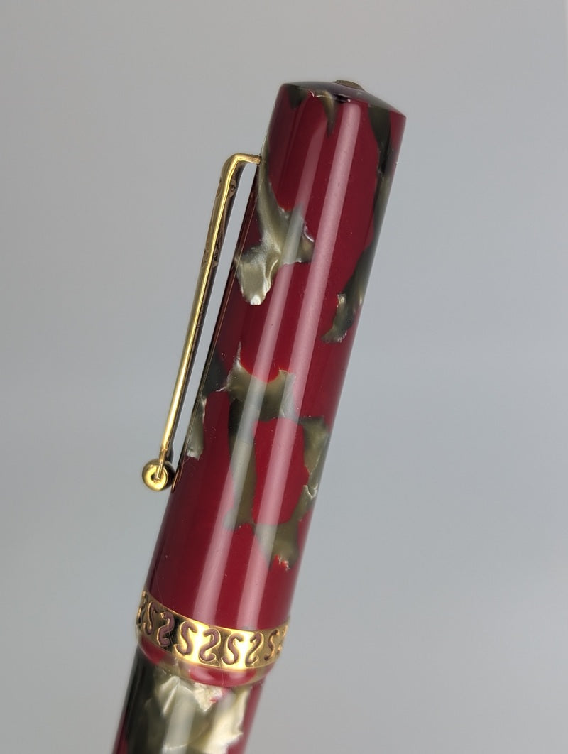 *Consignment* Delta Pompei Millennium Limited Edition Fountain Pen 18k Gold Medium Nib