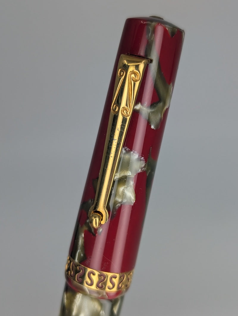 *Consignment* Delta Pompei Millennium Limited Edition Fountain Pen 18k Gold Medium Nib