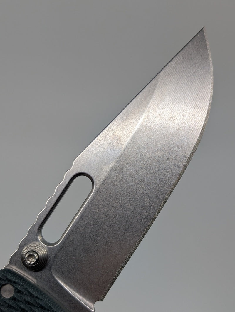 *Consignment* Demko Knives AD20 Forest Green G10 Magnacut Clip Point Shark-Lok Folding Knife