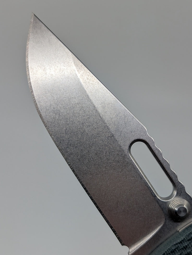 *Consignment* Demko Knives AD20 Forest Green G10 Magnacut Clip Point Shark-Lok Folding Knife