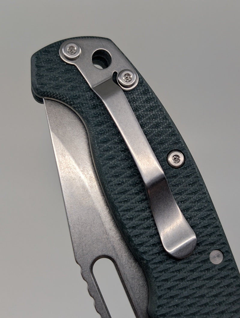 *Consignment* Demko Knives AD20 Forest Green G10 Magnacut Clip Point Shark-Lok Folding Knife
