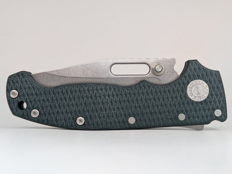 *Consignment* Demko Knives AD20 Forest Green G10 Magnacut Clip Point Shark-Lok Folding Knife