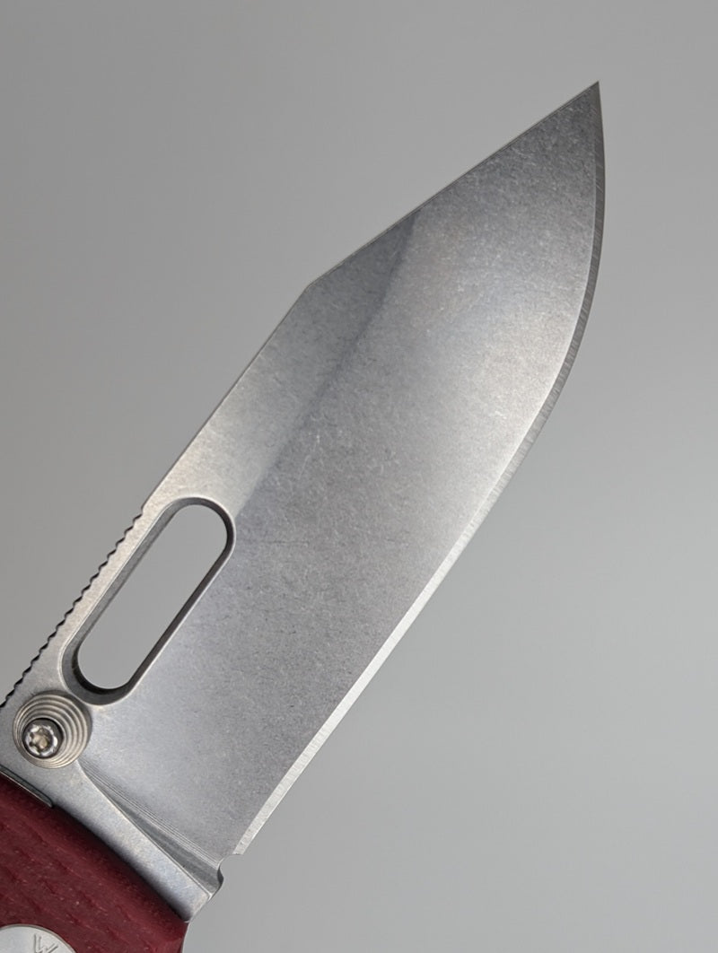 *Consignment* Demko Knives MGAD20 Magnacut V2 Clip Point Red G10 SHARK-LOK Folding Knife