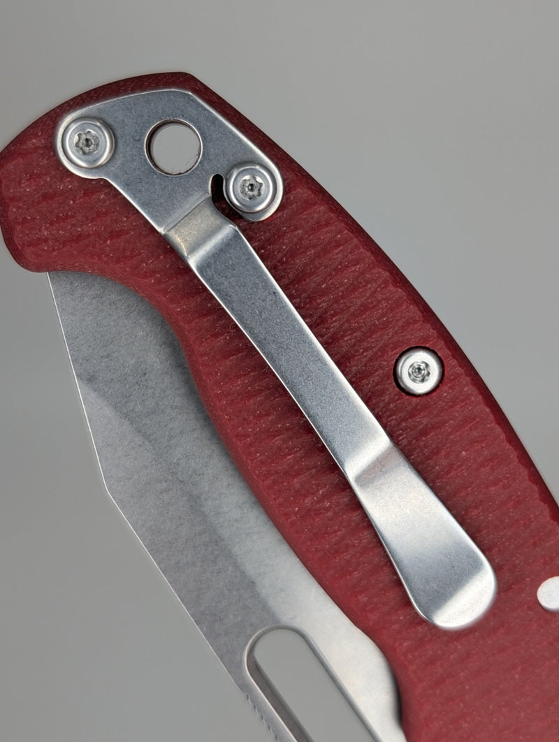 *Consignment* Demko Knives MGAD20 Magnacut V2 Clip Point Red G10 SHARK-LOK Folding Knife