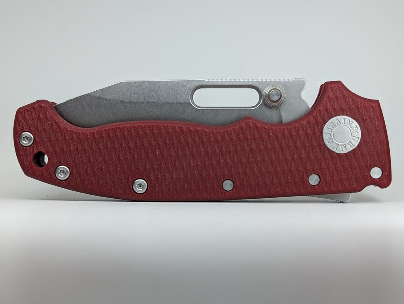*Consignment* Demko Knives MGAD20 Magnacut V2 Clip Point Red G10 SHARK-LOK Folding Knife