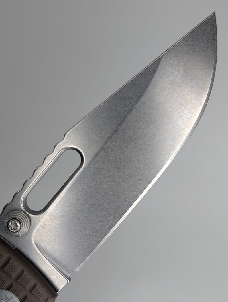 *Consignment* Demko MGAD20S CPM 20CV Clip Point Frag G10 Earth SHARK-LOK Folding Knife