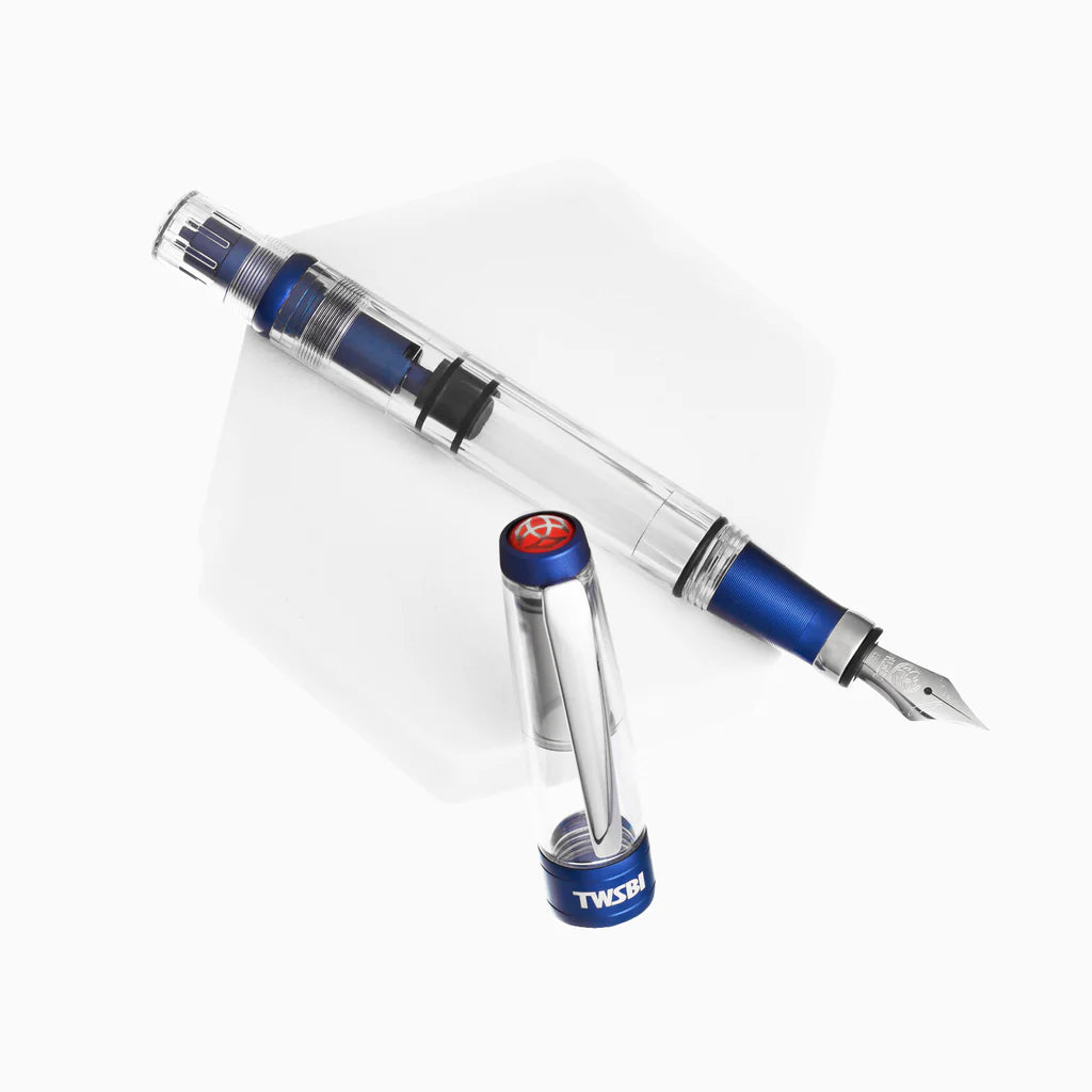 TWSBI Diamond 580ALR (Aluminum Ribbed Front Section cover)  Fountain Pen