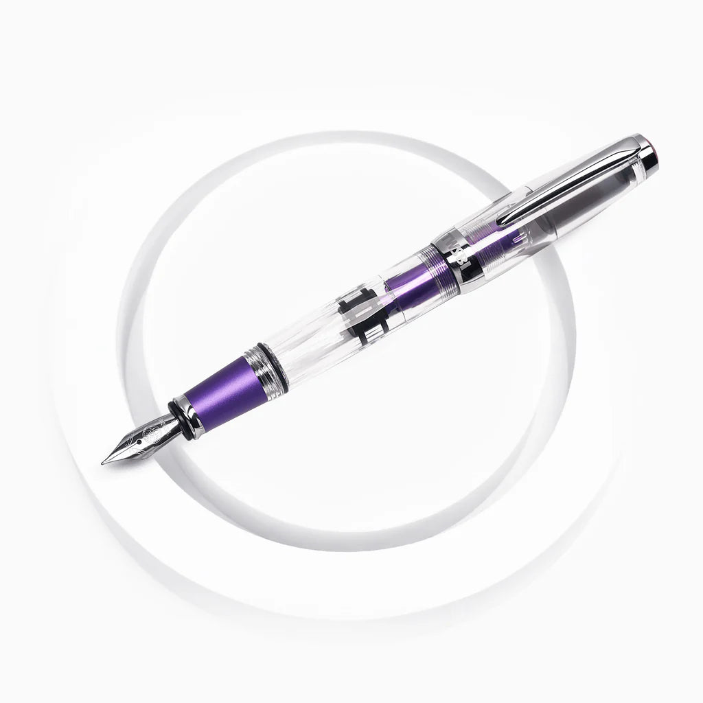 TWSBI Diamond 580ALR (Aluminum Ribbed Front Section cover)  Fountain Pen
