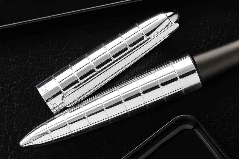 Diplomat Aero Rhomb Chrome Fountain Pen