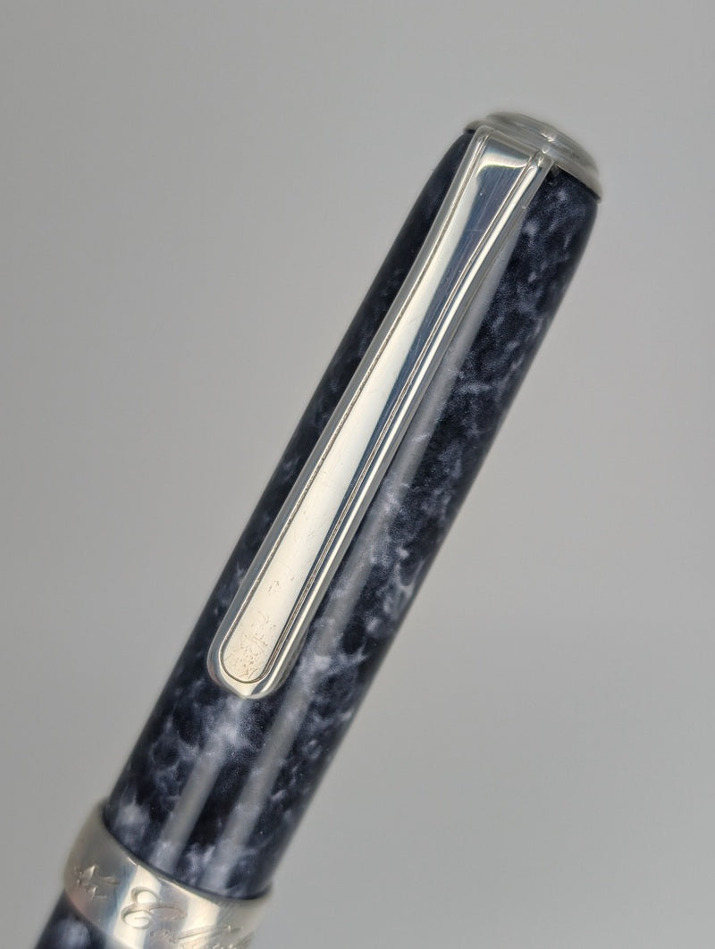 *Consignment* Diplomat "1922" Classic Collection Blue Marble Fountain Pen