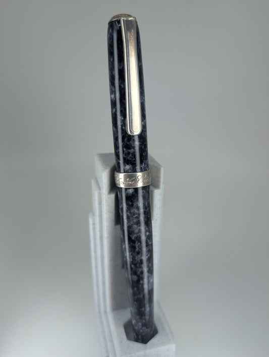 *Consignment* Diplomat "1922" Classic Collection Blue Marble Fountain Pen