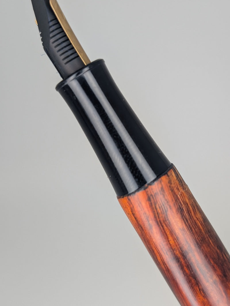 *Consignment* Diplomat x Tiffany & Co W. Germany Briarwood Fountain Pen 18k Gold Medium Nib