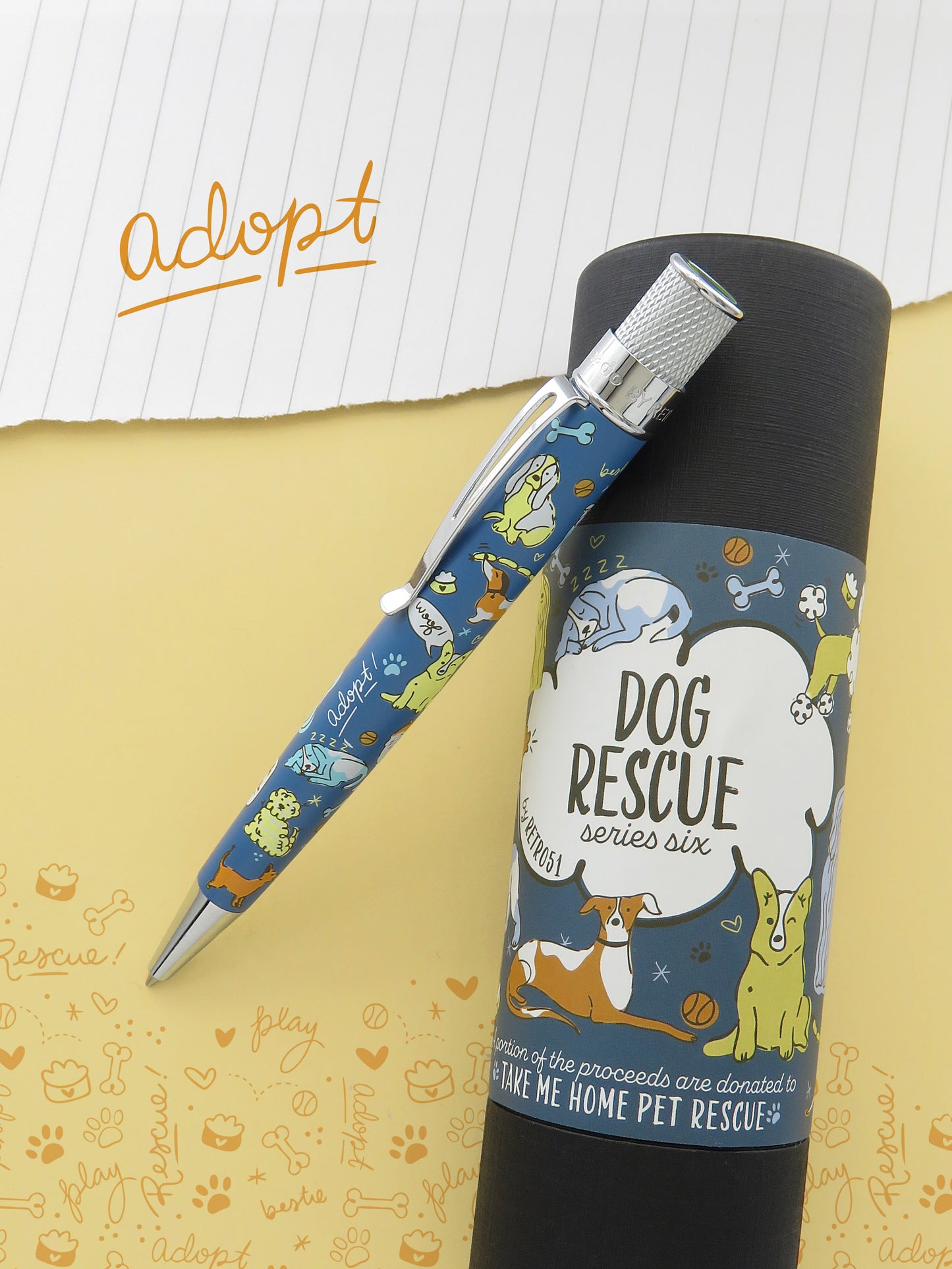 Retro 51 Tornado Dog Rescue Series 6 Ballpoint Pen