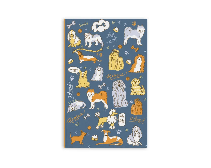 Retro 51 Dog Rescue 6 Classic Notebook