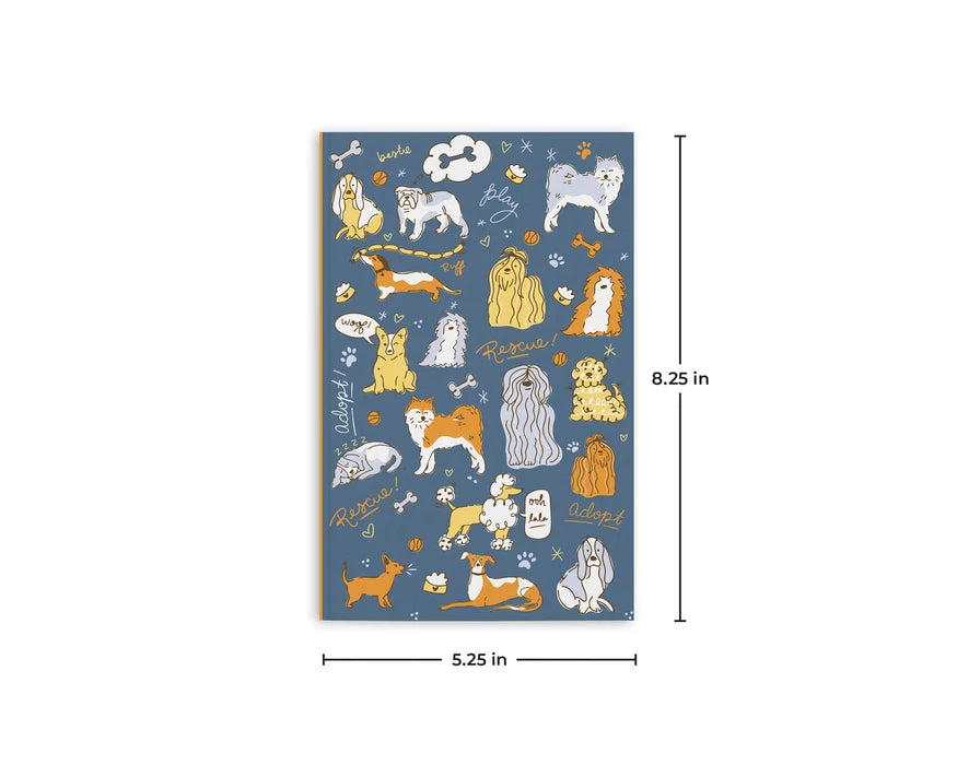 Retro 51 Dog Rescue 6 Classic Notebook