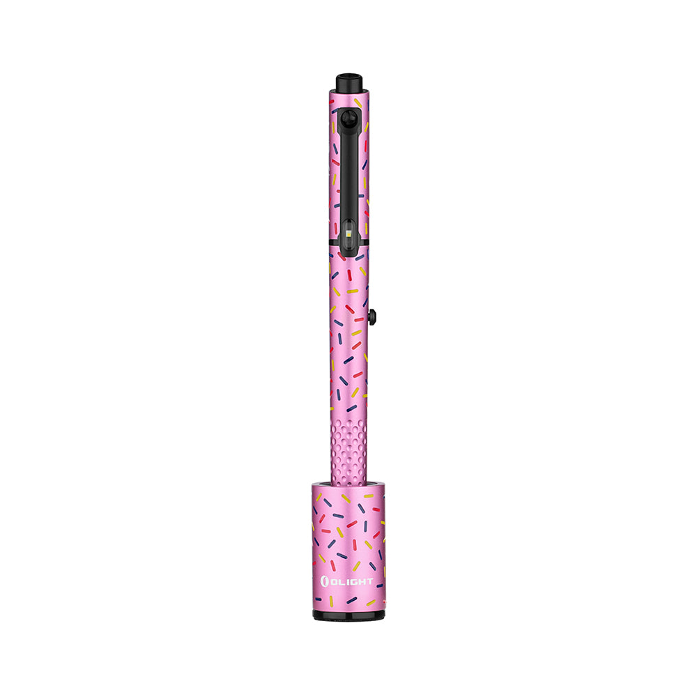 Olight O'Pen Glow - Rechargeable Penlight w/ Charging Base Ballpoint Pen