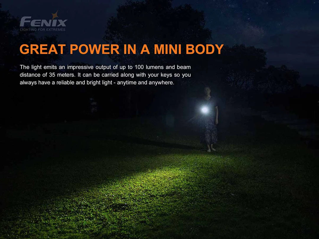 Fenix Lighting E01 V2.0 Mini EDC Flashlight