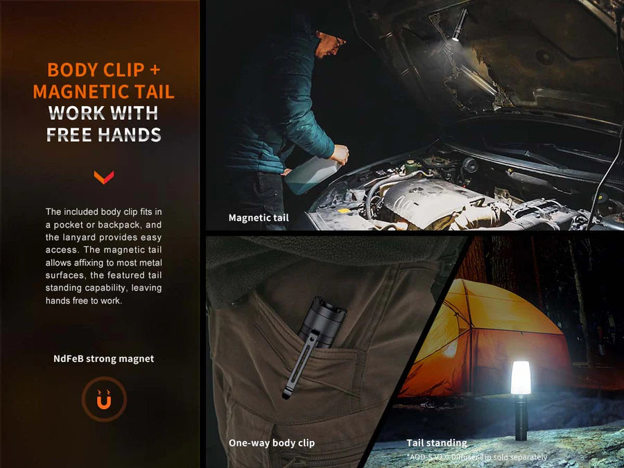 Fenix E35R Rechargeable EDC Flashlight "Maze"