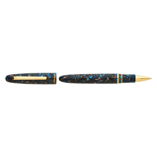 Esterbrook Nouveau Blue Gold Trim Rollerball Pen