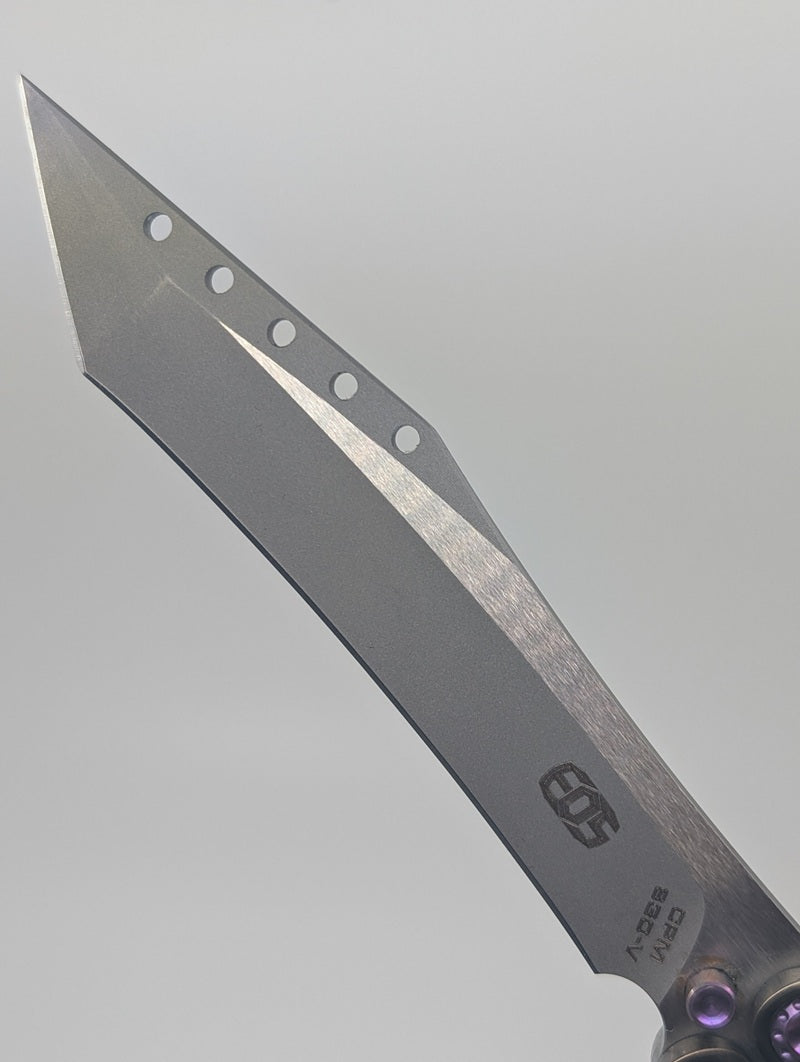 *Consignment* Elite Outfitting Solutions x PVK Villain Flame Live Blade Balisong
