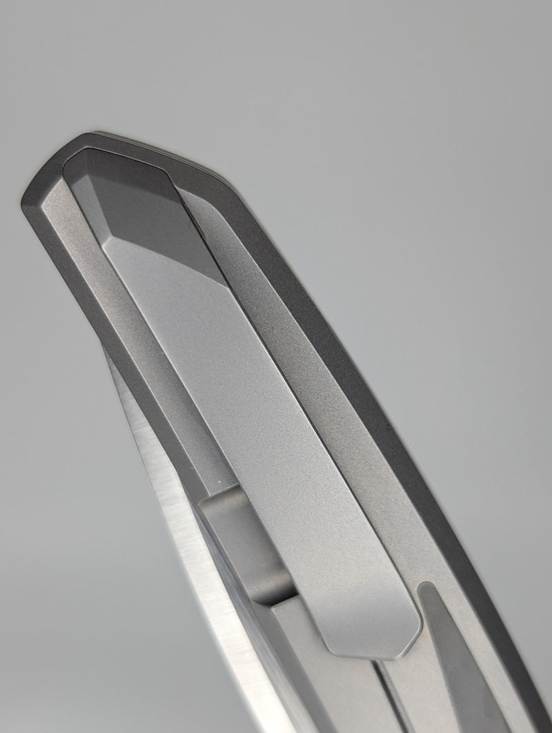 *Consignment* Enrique Peña X Series Cobra Titanium Jigged Dark Bead Blast Framelock Folding Knife