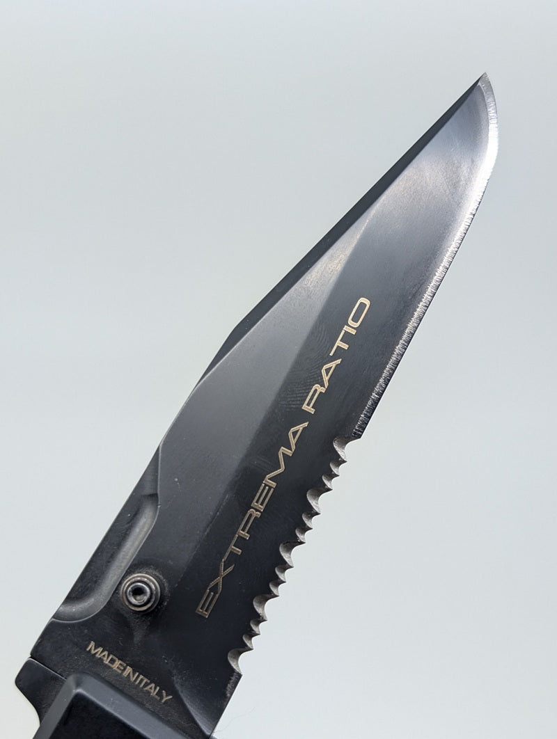 *Consignment* Extrema Ratio M.P.C. Black Back Lock Partial Serrated Folding Knife