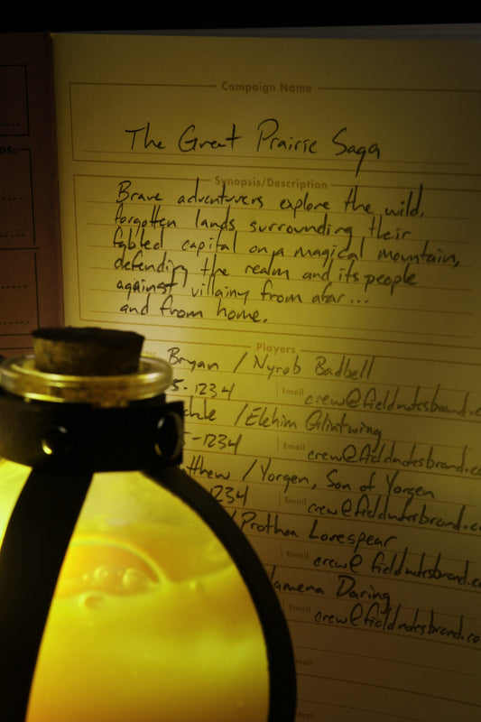 FIELD NOTES 5E GAME MASTER JOURNALS GREAT PRAIRE SAGA