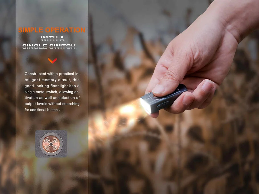 Fenix Lighting E03R V2.0 All-Metal Keychain Flashlight