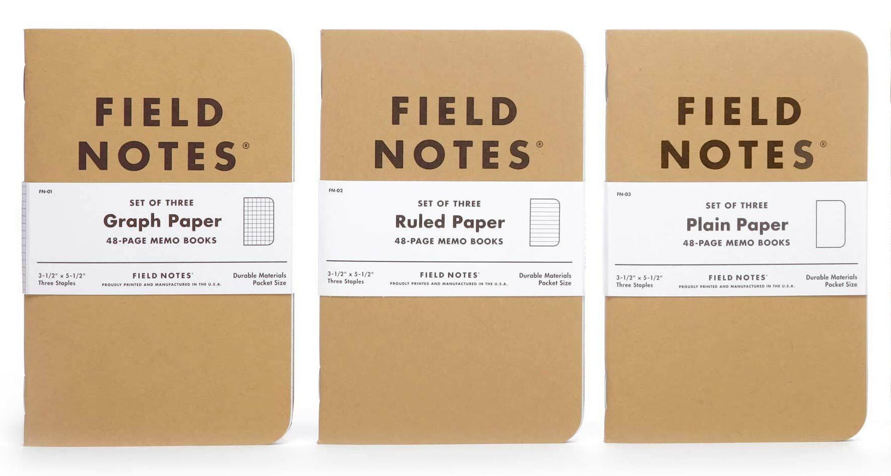 FIELD NOTES Original Kraft Notebook