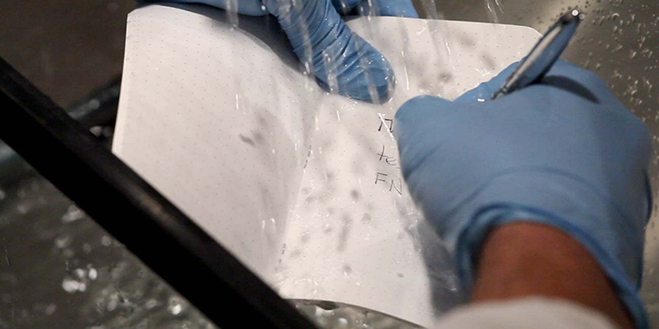 Field Notes Expedition Journal Waterproof Tearproof  test