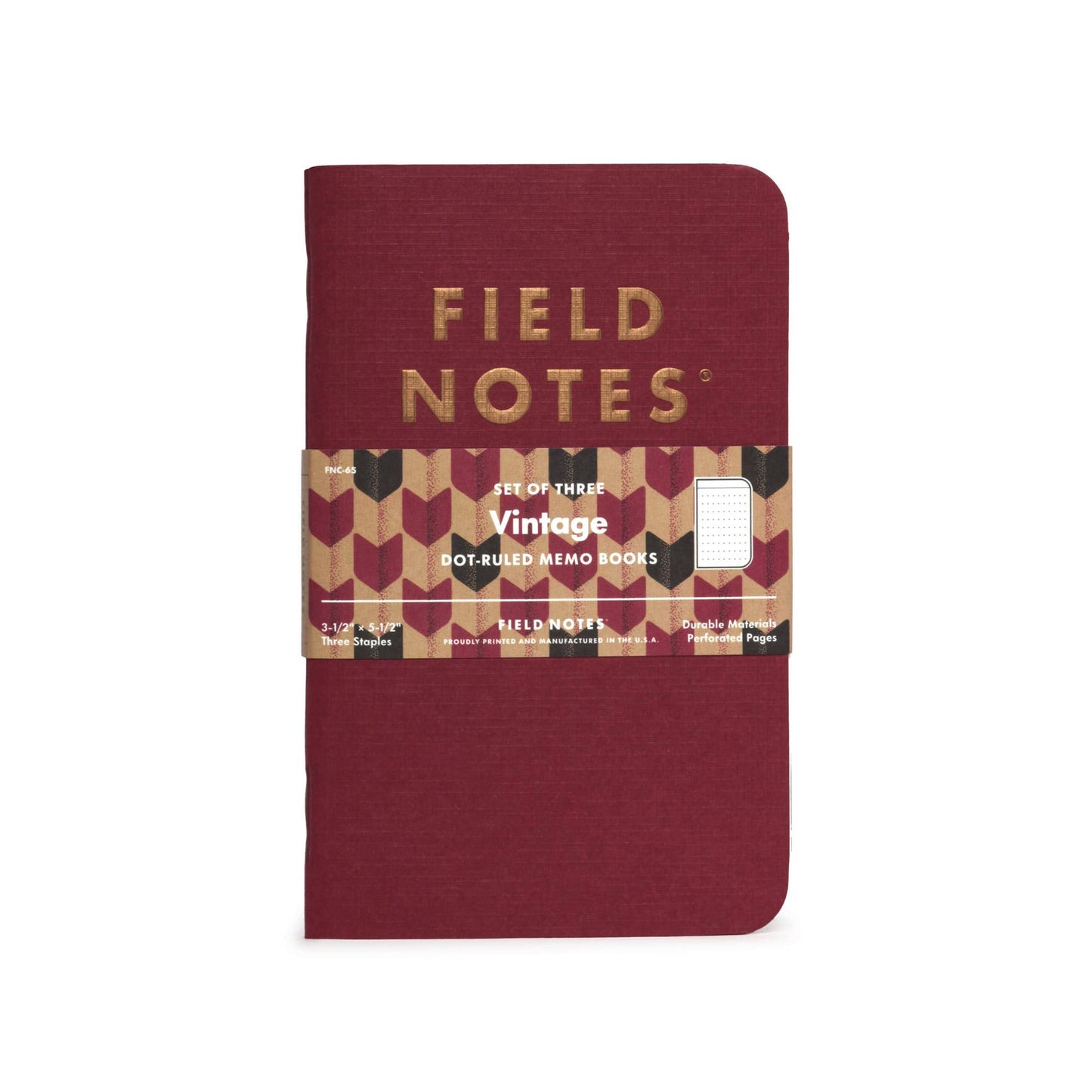 Field Notes Vintage Dot Ruled Memo Book