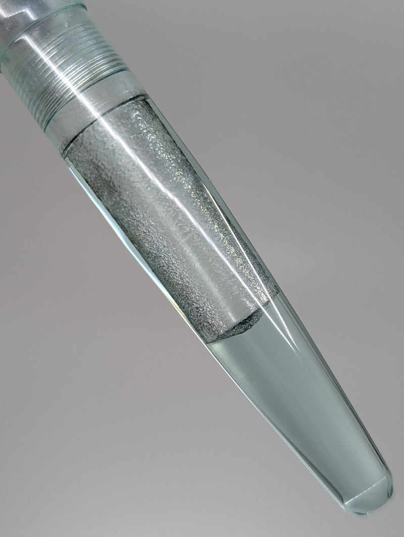 *Consignment* Franklin Christoph 66 Pocket Solid Ice Fountain Pen 14k Gold Fine Flex Nib