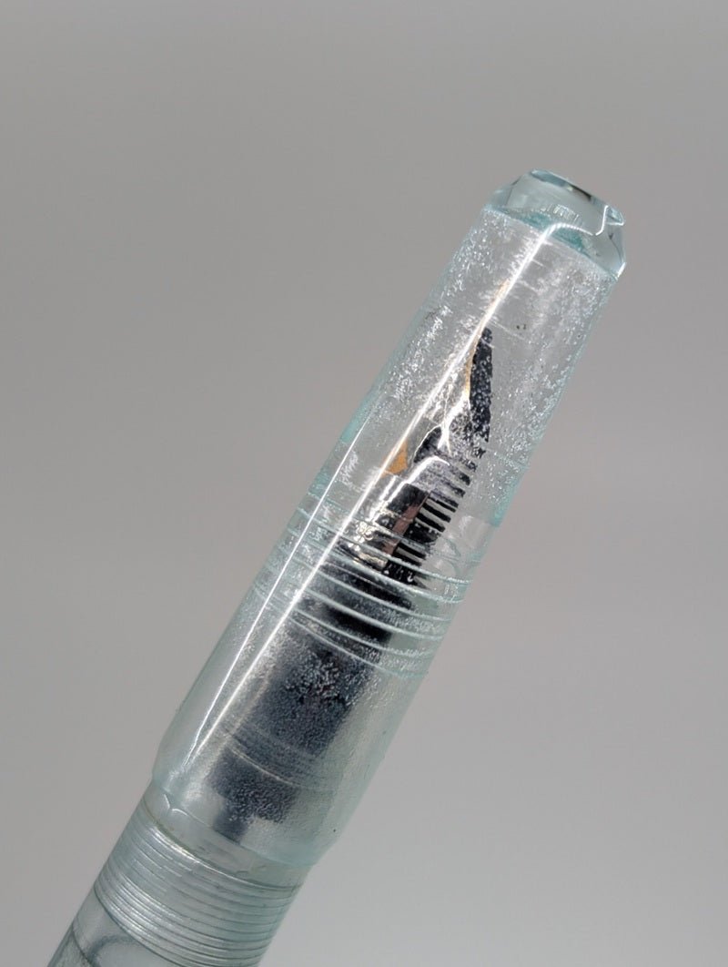 *Consignment* Franklin Christoph 66 Pocket Solid Ice Fountain Pen 14k Gold Fine Flex Nib