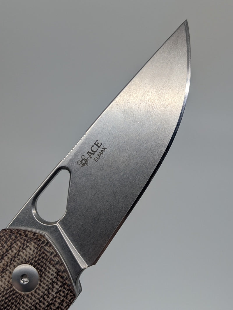 *Consignment* Giant Mouse Nimbus v2 Natural Micarta Liner Lock Folding Knife